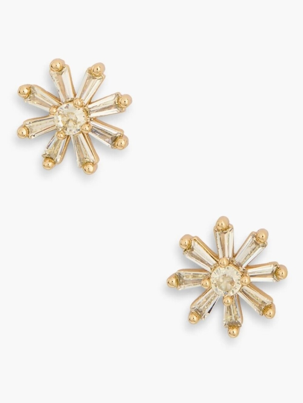 💛▪️kate spade▪️ gold- Yellow  floral stud Mini Flower  earrings